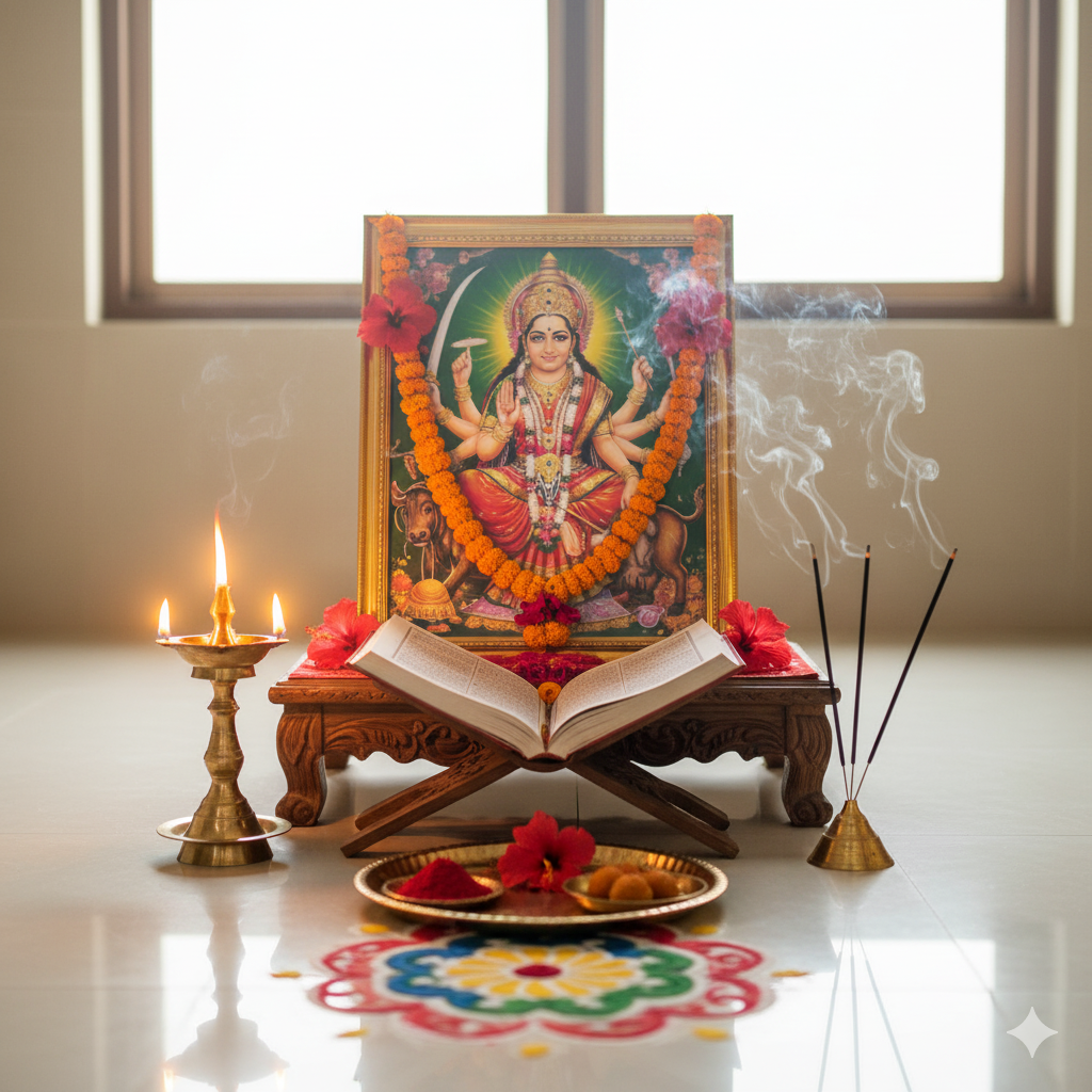 Durga Path Rice Colour Trusted Durga Saptashati Path in Bangalore | Pandit Ji | Pandit Gopal ...